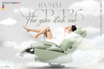 POONGSAN: RA MẮT GHẾ MASSAGE DẠNG SOFA MCP-126